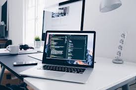 Web design laptop
